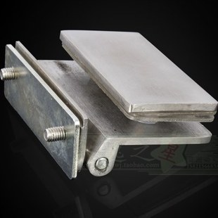 办公门玻璃门专用高隔断实心铝合页门夹柜子外盖玻璃门铝铰链