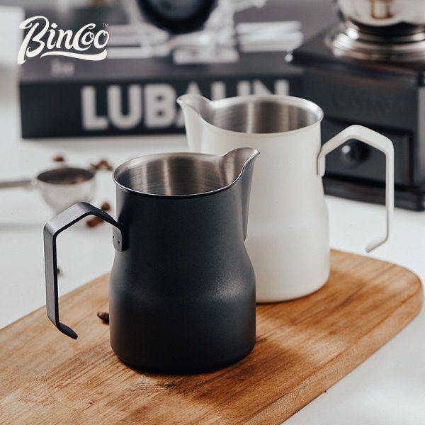 Bincoo咖啡拉花杯不锈钢拉花缸尖嘴专业打奶泡杯子花式咖啡拉花壶,餐饮具,拉花缸/拉花杯/打奶缸,淘宝优惠券,粉丝福利购,淘宝优惠卷