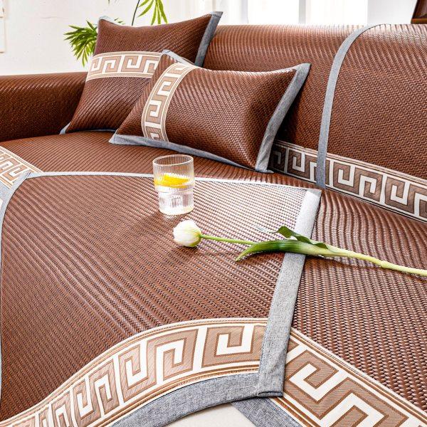 沙发垫夏季防滑藤席凉席坐垫冰凉垫沙发套罩夏天2024新款沙发盖布,居家布艺,沙发垫,淘宝优惠券,粉丝福利购,淘宝优惠卷