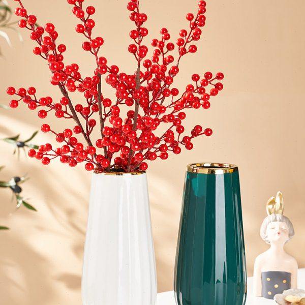 简约轻奢花瓶摆件陶瓷创意鹅蛋竖菱工艺鲜花插花瓶客厅餐桌装饰品,家居饰品,花瓶,淘宝优惠券,粉丝福利购,淘宝优惠卷