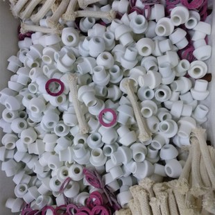 古典酒精炉酒精灯配件垫片灯头陶瓷头磁芯头尖头平头盖子实验室