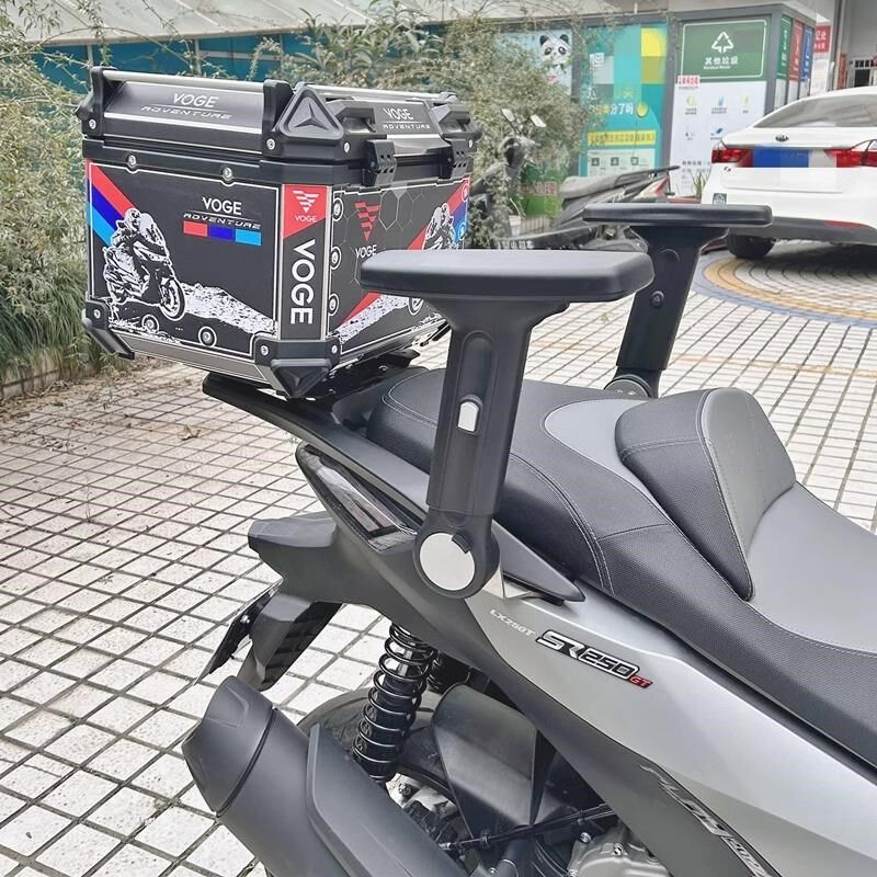 适用无极SR250GT改装后座扶手儿童安全升降折叠扶手围栏尾箱架