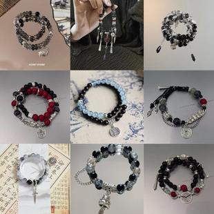 摆摊手串玻璃精品手链礼物夜市展会 15天卖完精品摆摊