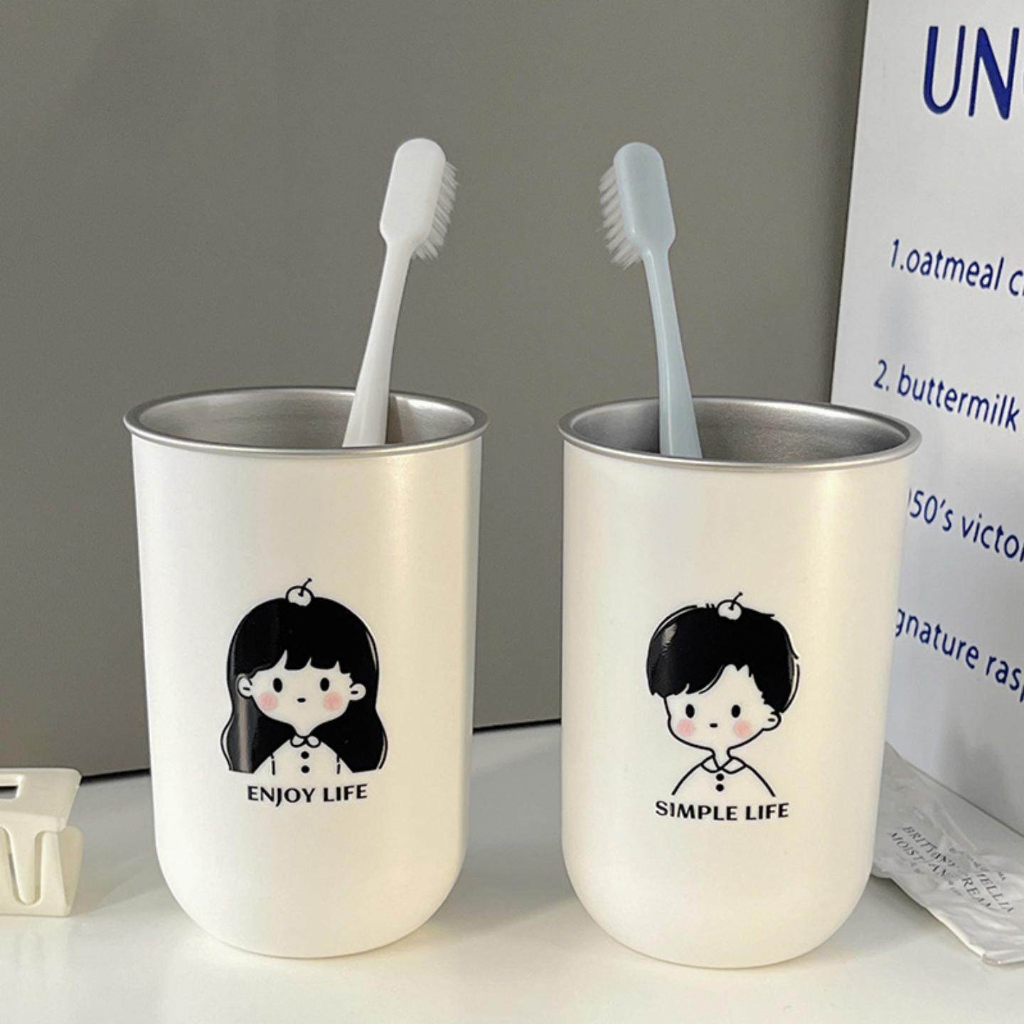 漱口杯洗漱杯子家用儿童不锈钢牙缸简约牙刷杯套装情侣刷杯,家庭/个人清洁工具,洗漱杯,淘宝优惠券,粉丝福利购,淘宝优惠卷