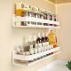 白色免打孔壁挂多功能厨房置物架调料架家用品大全油盐酱醋收纳架