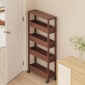 门后落地置物架移动夹缝小推车冰箱窄缝隙柜卫生间厨房客厅收纳架