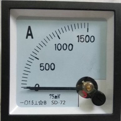 SD-72 指针直流电流表SD72-1500A 75MV  1000A 2000A 3000A