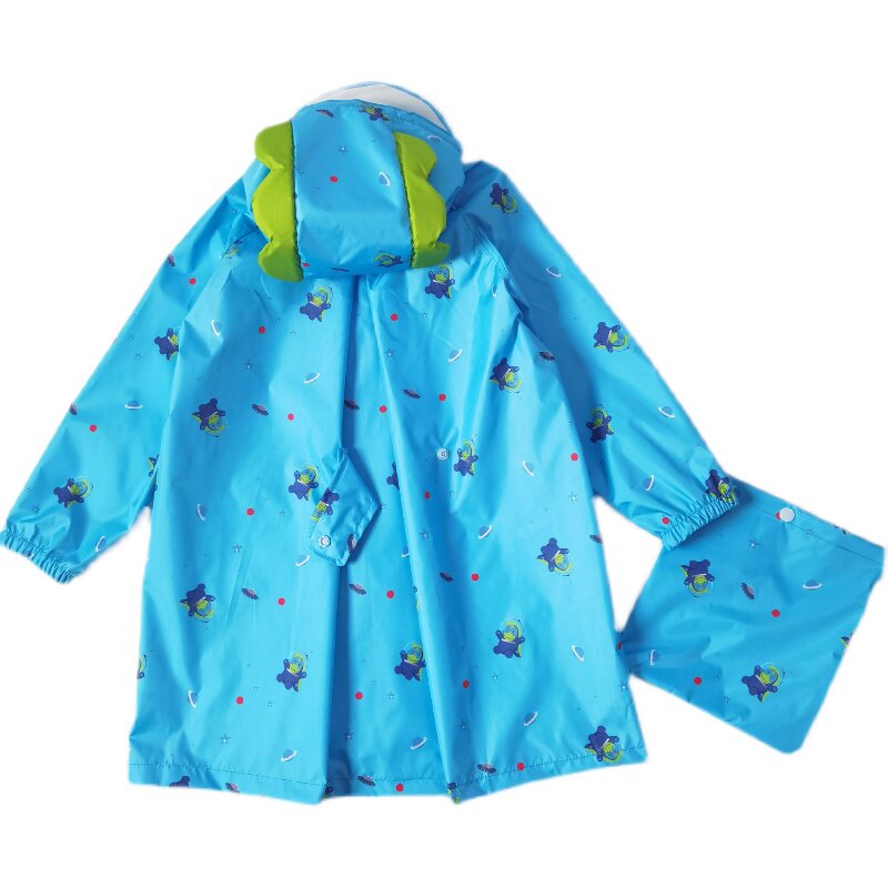 出口韩国儿童雨衣宝022新款轻薄速干男童女小学生幼儿园2宝防雨服