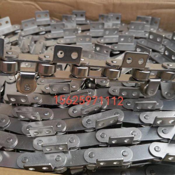 弯板带导轮链条31.75节距50.8弯板链条双节距输送滚子链不锈钢304,五金/工具,传动链,淘宝优惠券,粉丝福利购,淘宝优惠卷