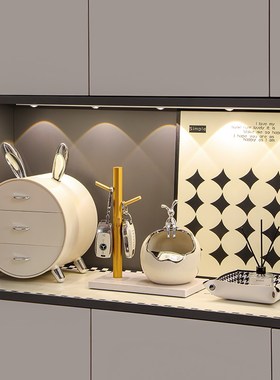 入户门玄关钥匙收纳摆件客厅鞋柜电视柜装饰品高级感乔迁新居礼品