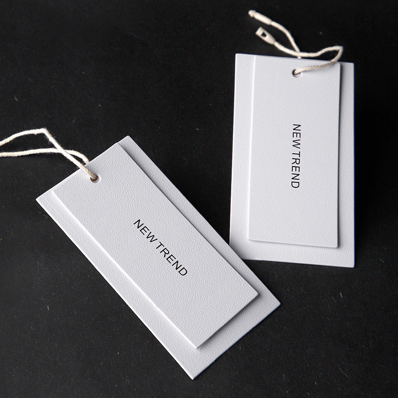 蛋壳纹吊牌定制女装衣服标签挂牌定做服装店商标logo设计男装吊卡