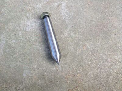 机床配件  重庆滚齿机YBS3120  YBA3120小立柱顶针(前面是合金)
