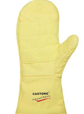 Castong/卡司顿ABY-2T-34两指耐500度高温手套/耐磨隔热手套