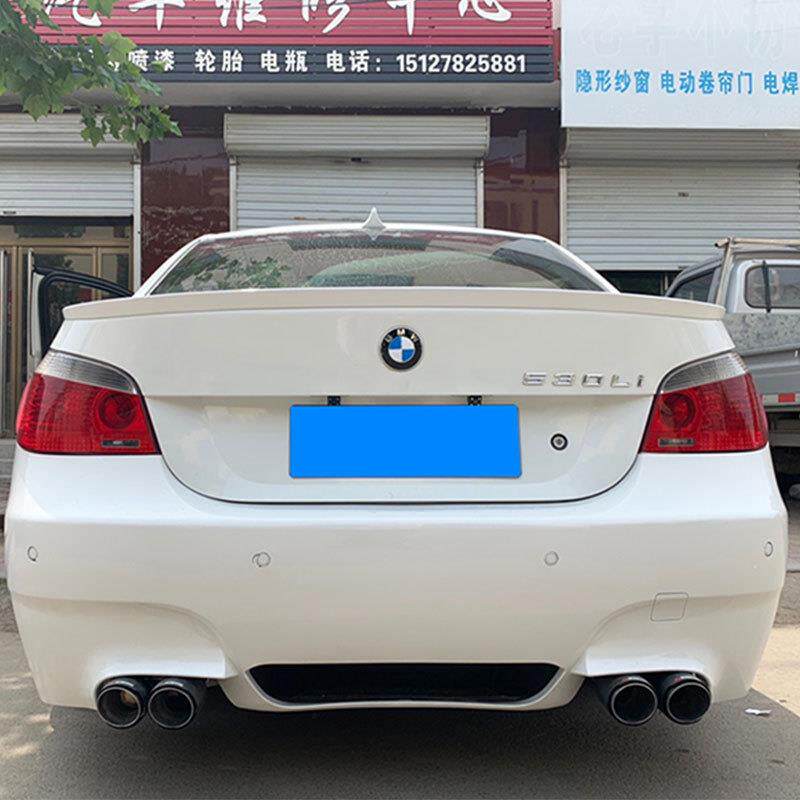 适用05-10款宝马5系尾翼宝马E60改装免打孔顶翼520i 525Li 530Li