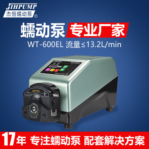 WT-600EL软管蠕动泵计量泵工业型蠕动泵大流量工业用高防护 水泵