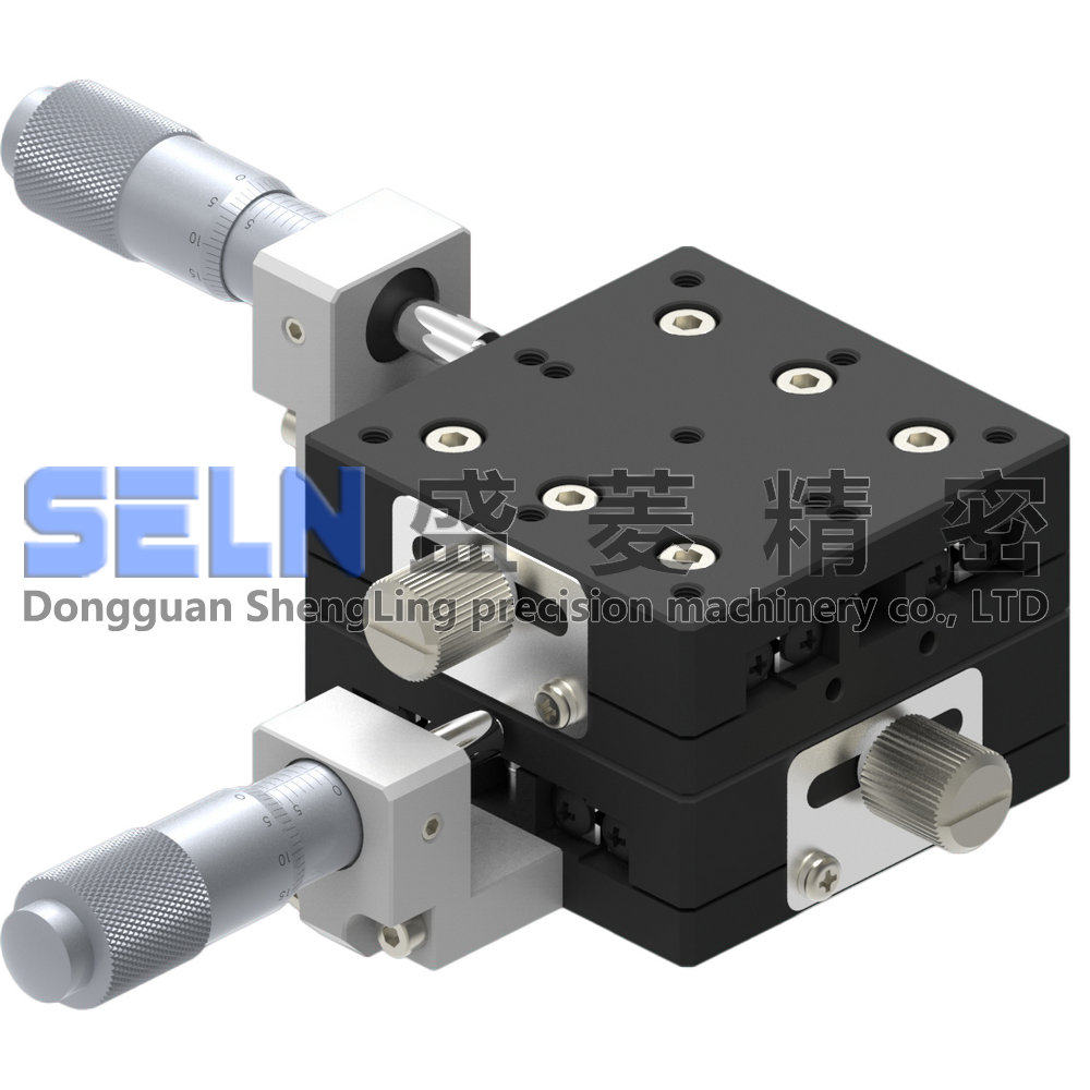 售LY50-/C/L/R/CM/LM/RM/叉导轨型高精度X轴滑台 手动位移平台