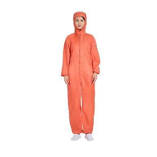 无尘服连体加衣袋防尘车间工作服漆喷防护服防护服条纹洁净口男女