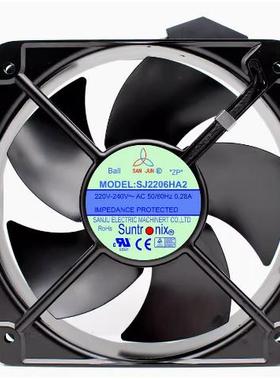 SANJUN/三巨SJ2206HA3 380V方形20060工业配电箱电控箱散热风扇