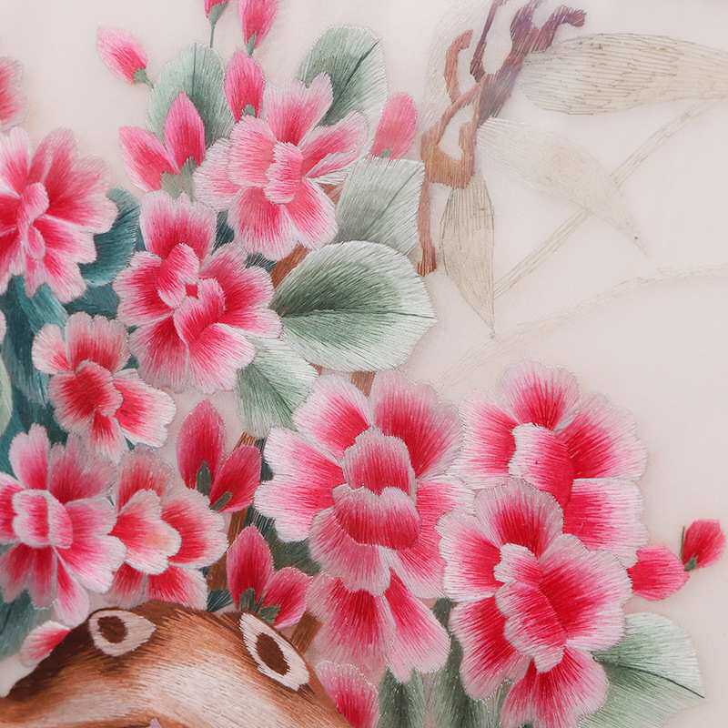 花香鸟语系列 苏绣手工刺绣客厅卧室装饰苏绣成品挂画