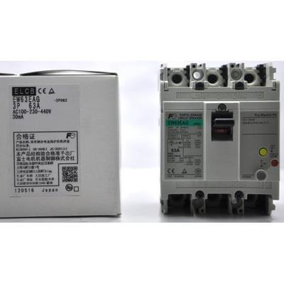 富士漏电断路器EW100EAG 2P 60A 63A 75A 100A 30MA 100MA 200MA