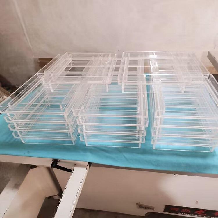 亚克力水槽加工 亚克力材质实验配件 水槽加工