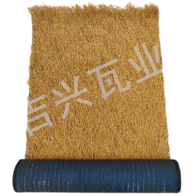 地毯式茅草复真茅草坪假仿草屋顶装饰隔热稻古民宿凉亭长廊茅草屋