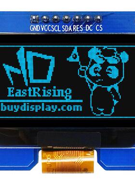 蓝色1.5寸OLED显示模块4线SPI和I2C串口适用于Arduino和树霉派