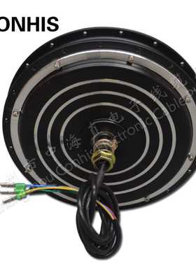 24V36V48V电动车辐条电机500W-1000W前轮无刷无齿轮毂电机银黑色