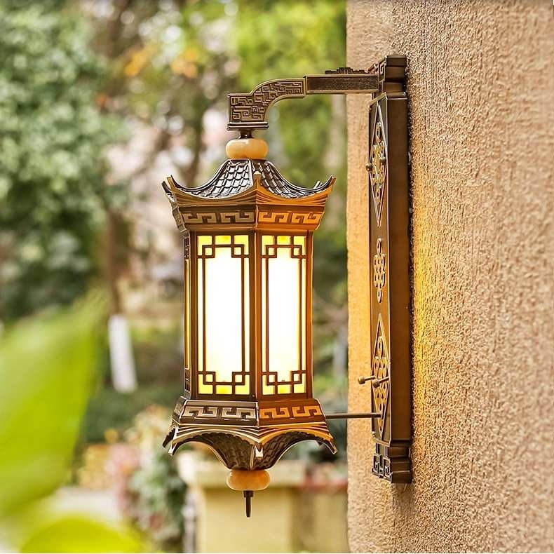 户外防水中式壁灯室外走廊过道别墅逍遥阁壁灯复古露台阳台大门灯