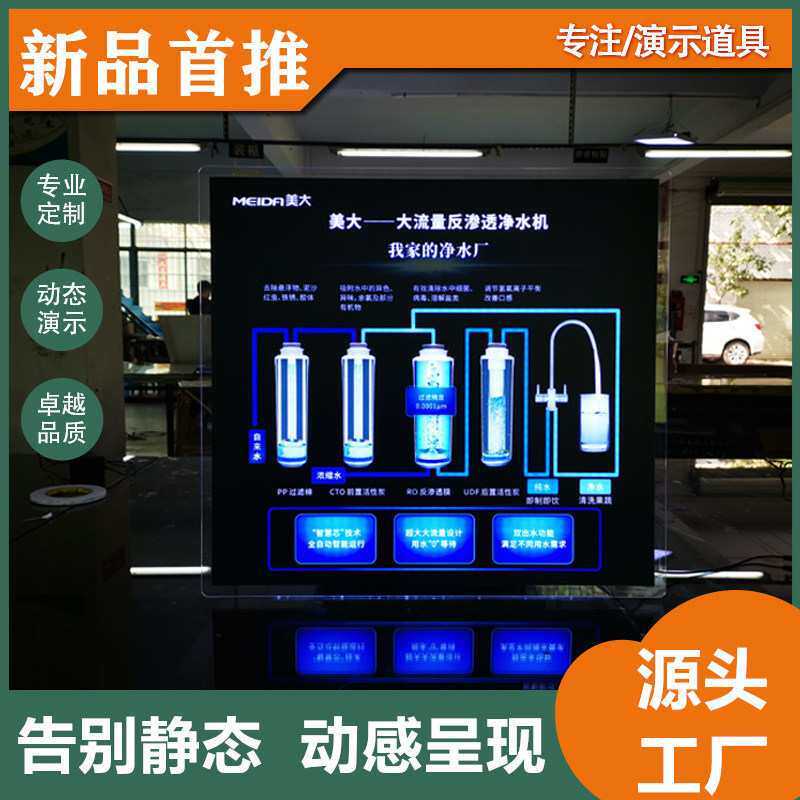 演示道具家电净水器类 超薄动感灯箱  led动态灯箱 厂家 定 制