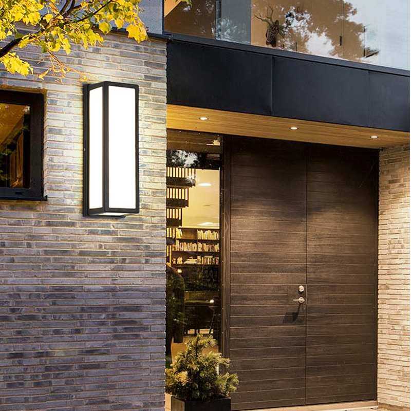 户外壁灯防水LED过道阳台简约现代室外墙别墅花园庭院灯2020新