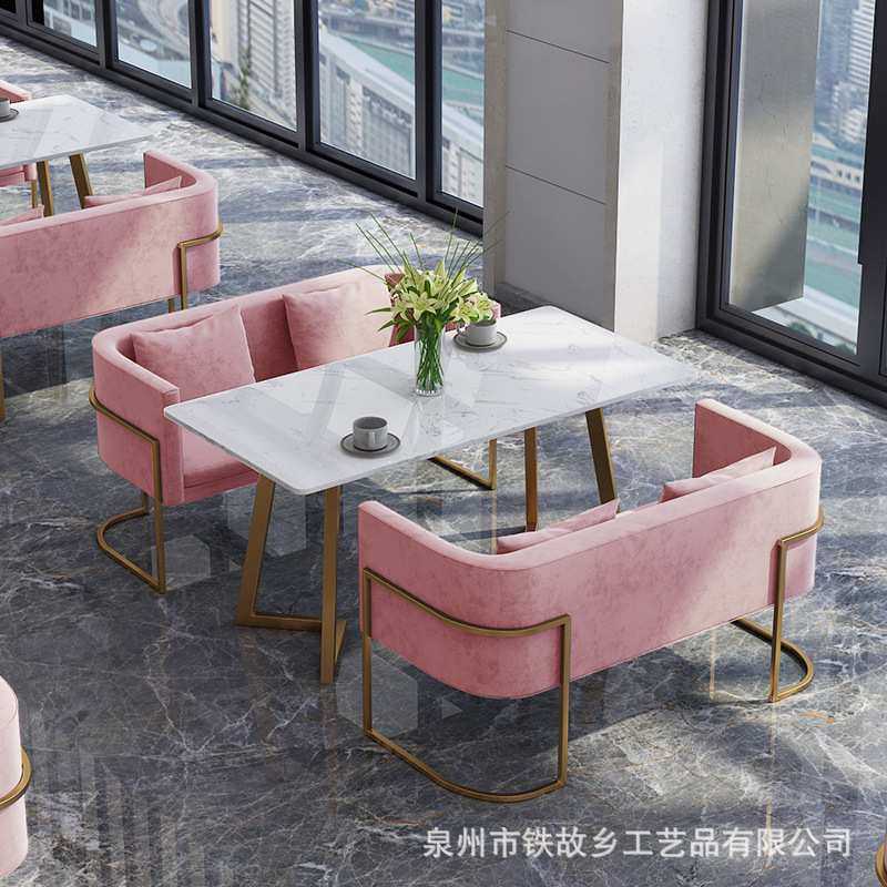 北欧布艺卡座沙发休闲奶茶店双人沙发桌椅组合餐厅甜品店软包沙发,3C数码配件,摄像机配件,淘宝优惠券,粉丝福利购,淘宝优惠卷