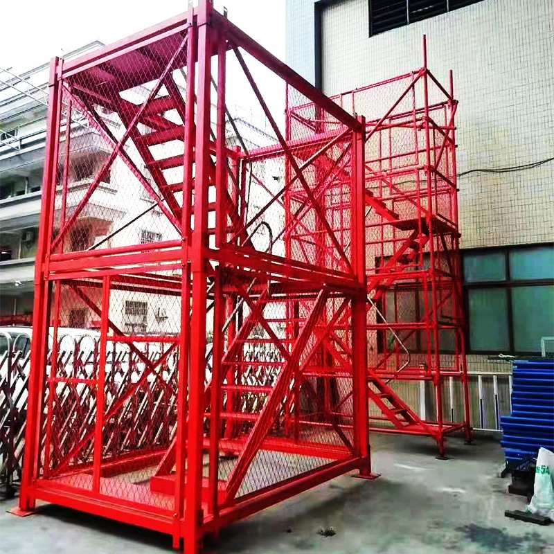 施工安全梯笼安全爬梯工程梯笼组合式基坑框架梯笼箱式梯笼爬梯