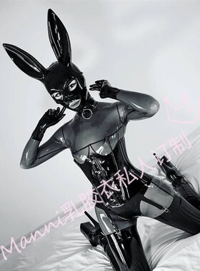 Manni乳胶手套 一体成型性感乳胶衣手套 性感男女通用 单独手套