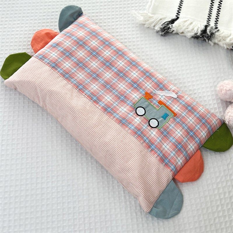 儿童全棉水洗棉枕头卡通纯棉幼儿园午休枕芯宝宝小学生可拆洗