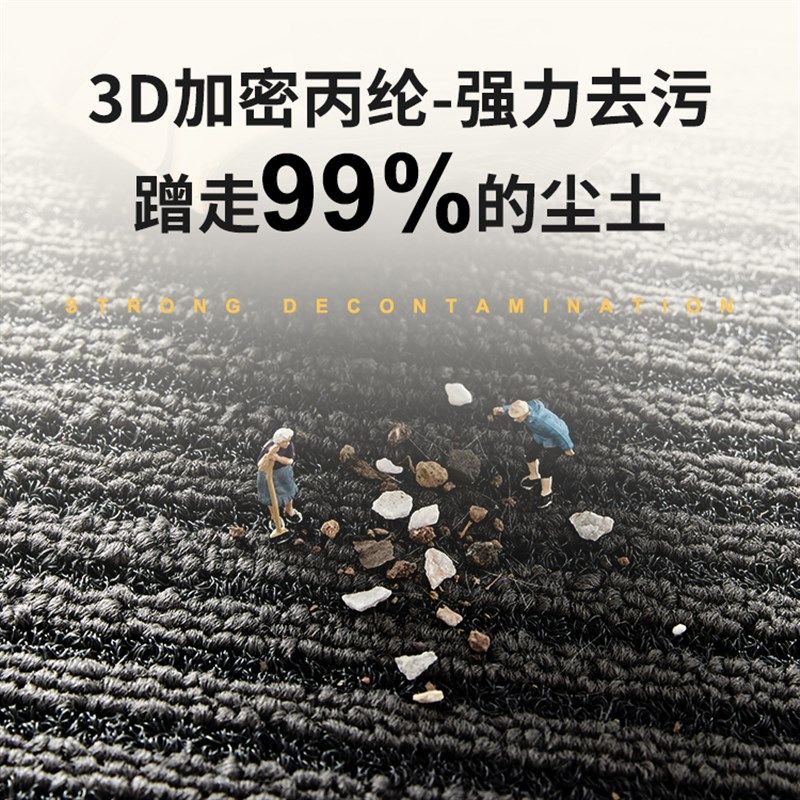 入户地垫玄关大门口进门脚垫2024新款轻奢高端门外地毯耐脏除尘