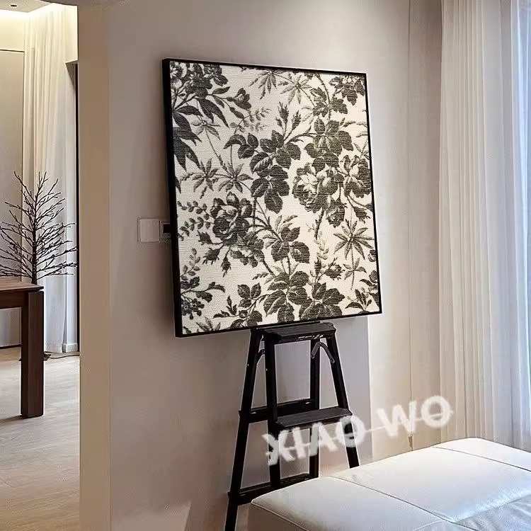 植物花卉美式复古怀旧艺术酒店餐厅装饰画客厅卧室床头挂画玄关