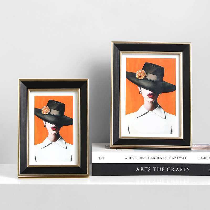 现代简约实木相框摆台轻奢玄关摆件桌面办公室书柜创意家居装饰,3C数码配件,摄像机配件,淘宝优惠券,粉丝福利购,淘宝优惠卷