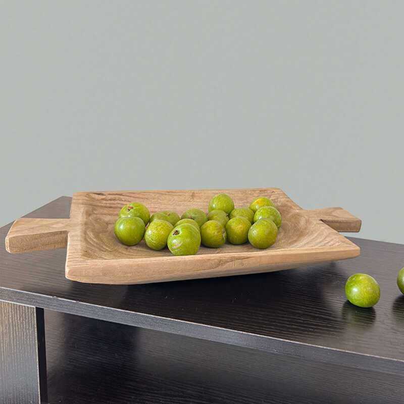 侘寂风实木托盘长方形双耳木质果盘点心盘创意复古做旧收纳盘摆件,3C数码配件,摄像机配件,淘宝优惠券,粉丝福利购,淘宝优惠卷