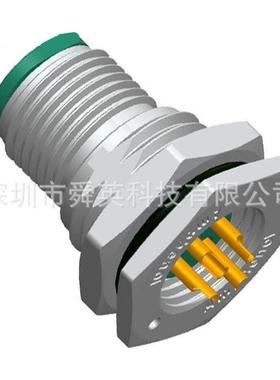 M12D-04PMMS-SF8001连接器【CONN PLUG MALE 4P GOLD SLDR CUP】