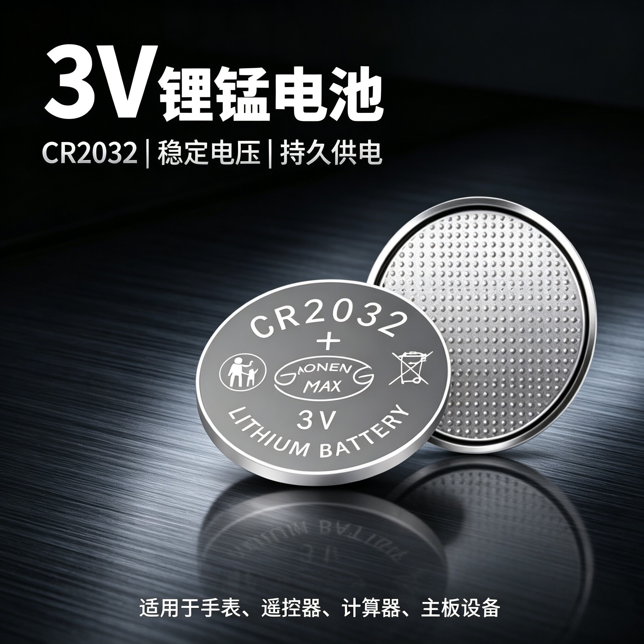 CR2032纽扣电池3V卡装通用高容量