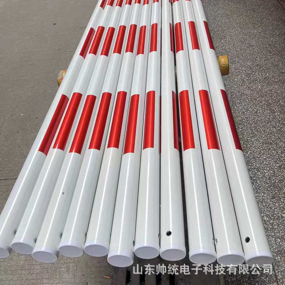 铝合金道闸圆杆 停车场高速收费站栏杆臂道闸杆通管KB4德亚栏杆臂