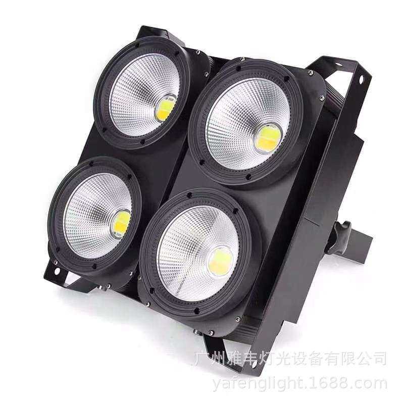 4眼LED观众灯COB四眼婚庆舞台表演面光灯摄影视频直播补光柔光灯