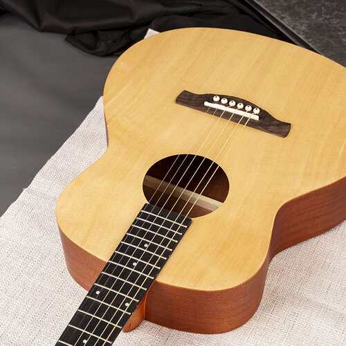 36寸单板云杉木吉他 哑光面单民谣吉他 guitar入门乐器JF桶小吉他
