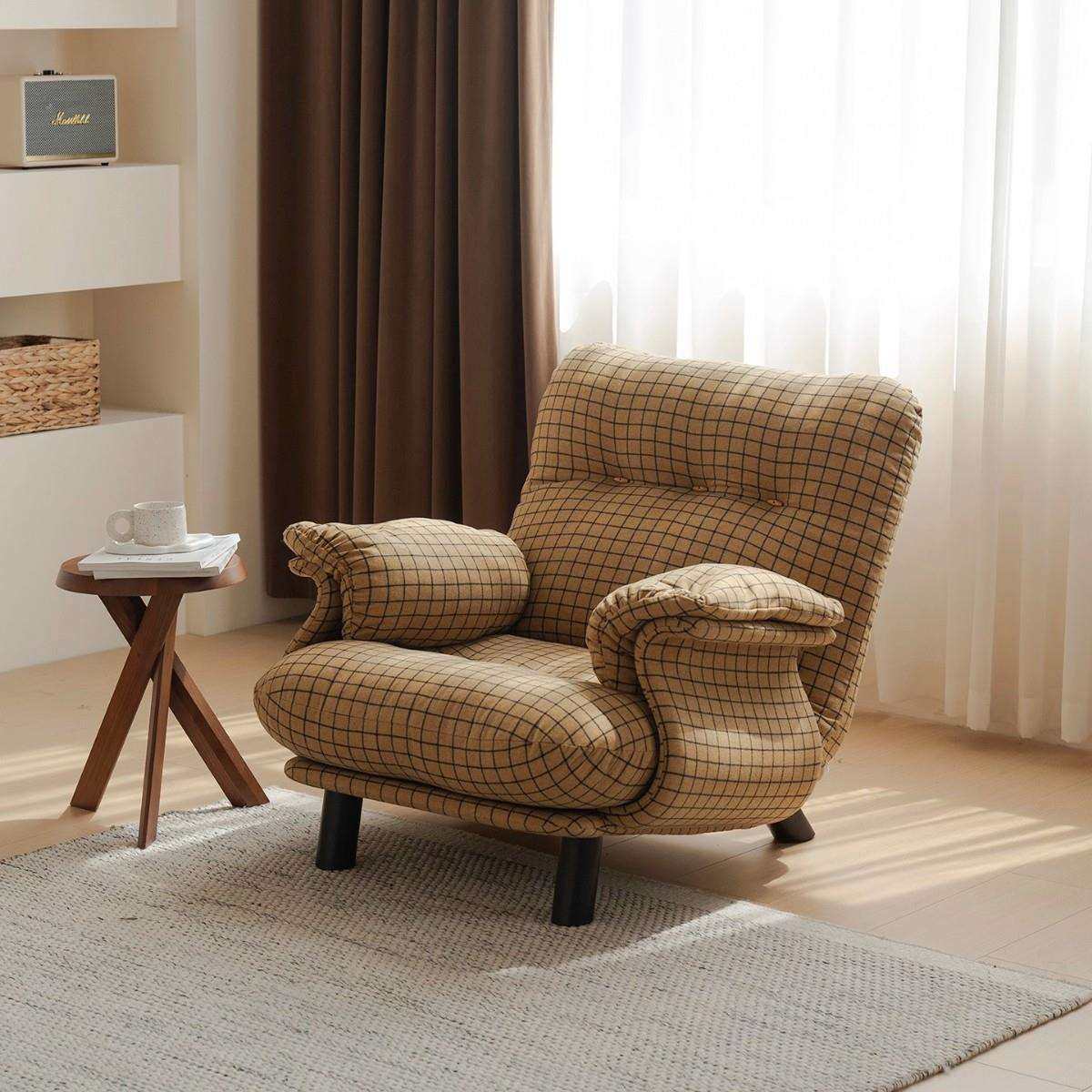 复古美式法式沙发椅休闲椅中古风单人沙发设计师慵懒沙发椅靠背椅,玩具/童车/益智/积木/模型,毛绒/玩偶/公仔/布艺类玩具,淘宝优惠券,粉丝福利购,淘宝优惠卷