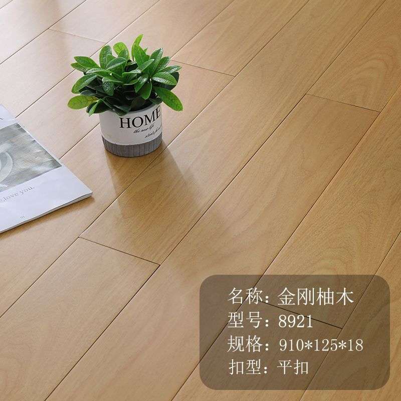纯实木地板金刚柚木番龙眼原木风橡木室内圆盘豆家用本色