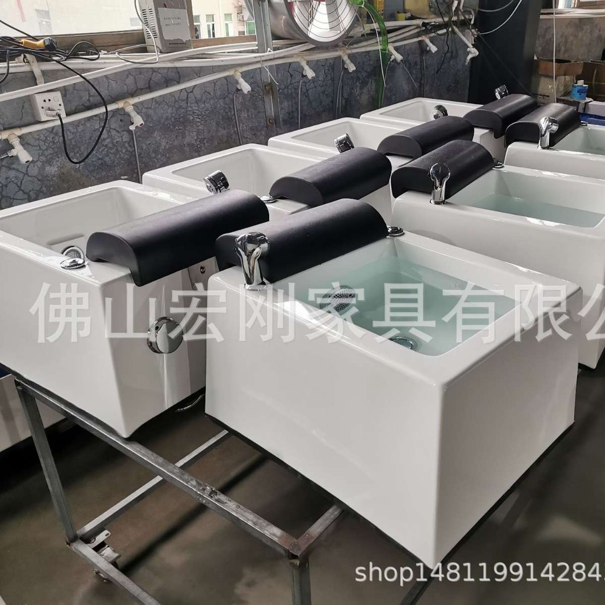 厂价直销亚克力洗脚盆修甲冲浪按摩spa泡脚盆足疗美甲沐足足浴店