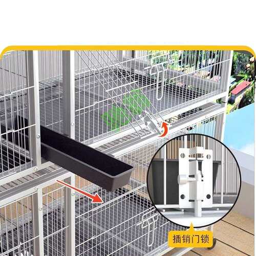 yut鸽子笼大型养鸽子专用笼三层加密鸽笼专业养殖笼家用种鸽配对