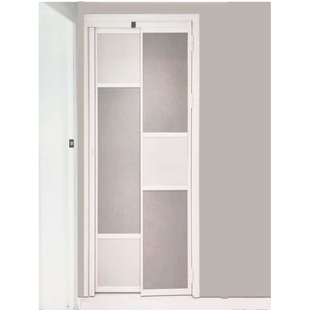 卫生间极窄PD门 现代简约格子玻璃门单双包厨房平开门浴室隔断