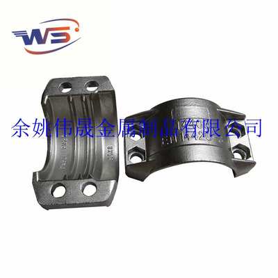 304不锈钢两半扣管夹 两片式抱箍  对夹工业软管胶管卡箍